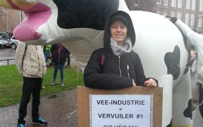 Vegan Church aanwezig bij de Klimaatparade
