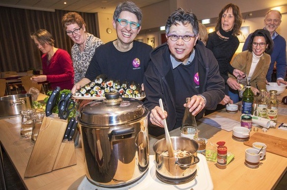 Geslaagde kookworkshop