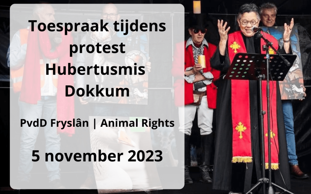 Protest Hubertusmis Dokkum 2023